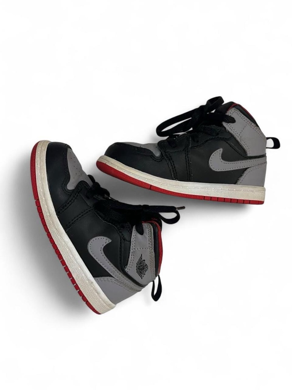 8C Sneakers Air Jordan Mid Top Red Gray Black Toddler Girl Toddler Boy Sneakers